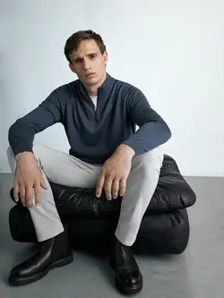 پلیور مردانه خاکستری ماسیمودوتی