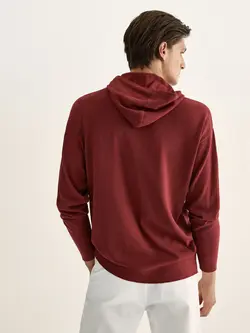 پلیور مردانه زرشکی ماسیمودوتی