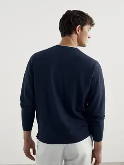 پلیور مردانه سرمه ای آبی ماسیمودوتی