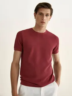 پلیور مردانه زرشکی ماسیمودوتی