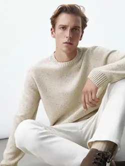 پلیور مردانه بژ ماسیمودوتی