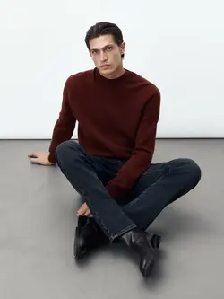 پلیور مردانه آجری ماسیمودوتی