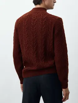 پلیور مردانه آجری ماسیمودوتی