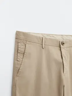 شلوار کتان مردانه بژ ماسیمودوتی