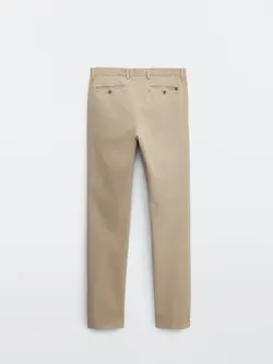 شلوار کتان مردانه بژ ماسیمودوتی