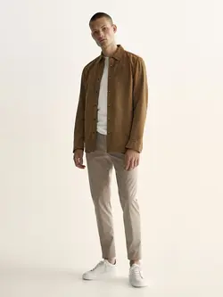 شلوار کتان مردانه بژ ماسیمودوتی