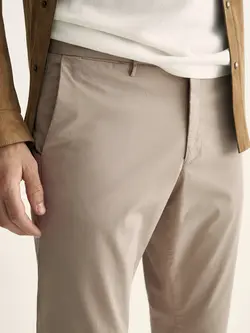 شلوار کتان مردانه بژ ماسیمودوتی