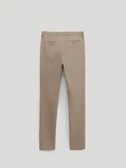 شلوار کتان مردانه بژ ماسیمودوتی