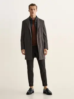 شلوار کتان مردانه خاکستری ماسیمودوتی