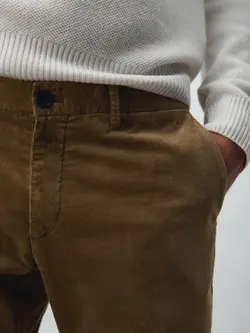 شلوار کتان مردانه شسته ماسیمودوتی