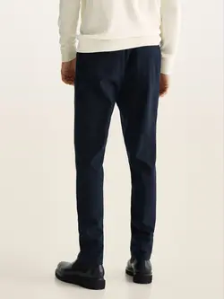 شلوار کتان مردانه سرمه ای آبی ماسیمودوتی