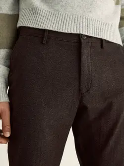 شلوار کتان مردانه بژ ماسیمودوتی