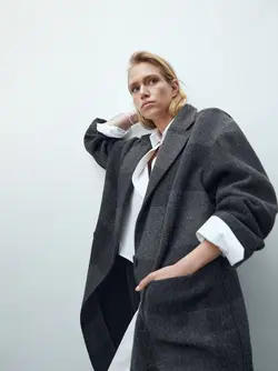 پالتو زنانه خاکستری ماسیمودوتی