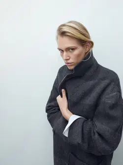 پالتو زنانه خاکستری ماسیمودوتی