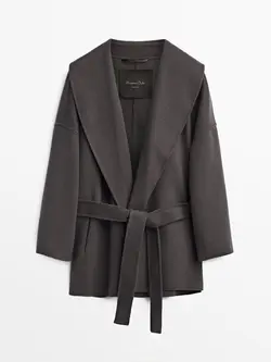 پالتو زنانه خاکستری آنتراسیت ماسیمودوتی