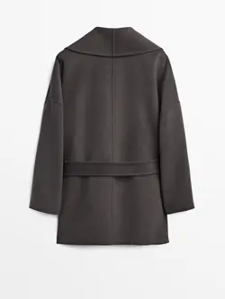 پالتو زنانه خاکستری آنتراسیت ماسیمودوتی