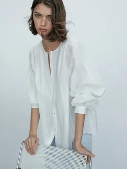 شومیز زنانه سفید ماسیمودوتی