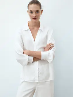 شومیز زنانه سفید ماسیمودوتی