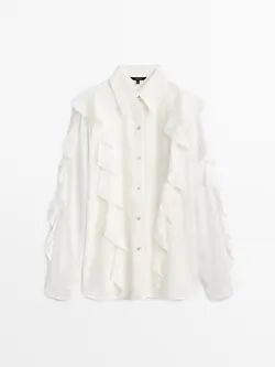 شومیز زنانه سفید ماسیمودوتی