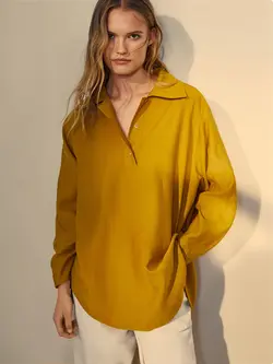 شومیز زنانه خردلی ماسیمودوتی