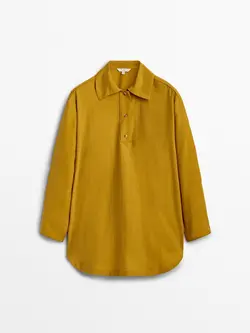 شومیز زنانه خردلی ماسیمودوتی