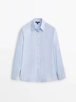 شومیز زنانه آبی کم رنگ ماسیمودوتی