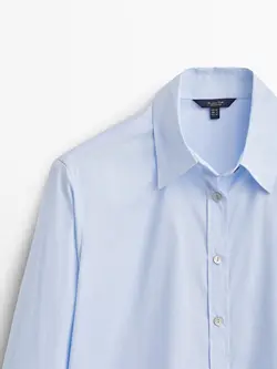 شومیز زنانه آبی کم رنگ ماسیمودوتی