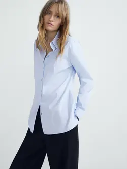 شومیز زنانه آبی کم رنگ ماسیمودوتی