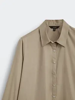 شومیز زنانه قهوه ای روشن ماسیمودوتی