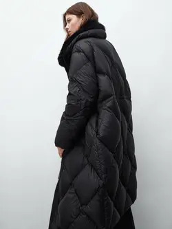 کاپشن زنانه مشکی ماسیمودوتی