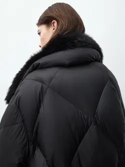 کاپشن زنانه مشکی ماسیمودوتی