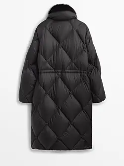 کاپشن زنانه مشکی ماسیمودوتی