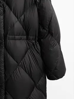 کاپشن زنانه مشکی ماسیمودوتی