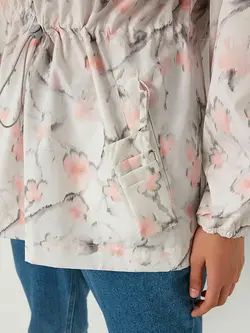 بارانی کوتاه طرح دار زنانه ال سی وایکیکی