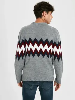پلیور طرح دار مردانه ال سی وایکیکی
