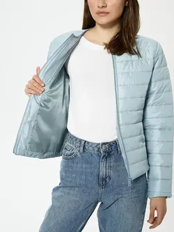 کاپشن کوتاه پفی زیپ دار زنانه ال سی وایکیکی