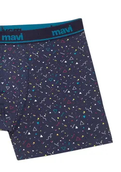 شورت باکسر طرح دار مردانه ماوی