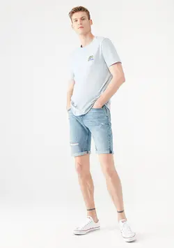 شلوارک جین جذب مردانه ماوی