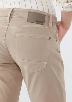 شلوار کتان راسته مردانه ماوی