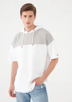 هودی آستین کوتاه مردانه ماوی