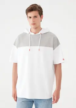 هودی آستین کوتاه مردانه ماوی