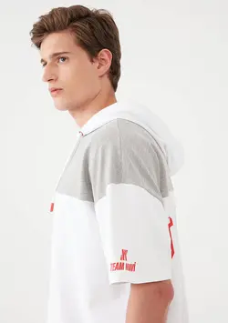 هودی آستین کوتاه مردانه ماوی