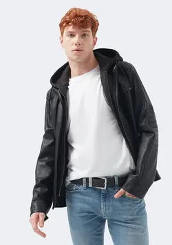 کمربند چرم مردانه ماوی