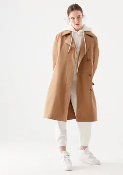 بارانی بلند زنانه ماوی