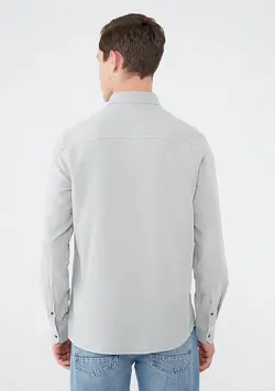 پیراهن جیب دار جذب مردانه ماوی