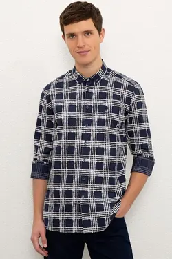 پیراهن نخی جذب یو اس پولو