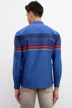 پیراهن نخی جذب مردانه یو اس پولو