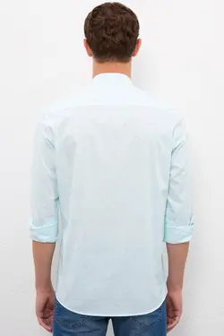 پیراهن نخی جذب مردانه یو اس پولو