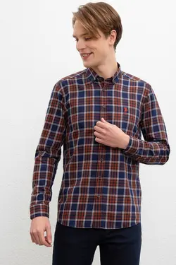 پیراهن چهارخانه مردانه یو اس پولو