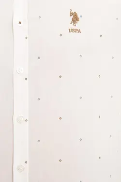 پیراهن نخی جذب مردانه یو اس پولو